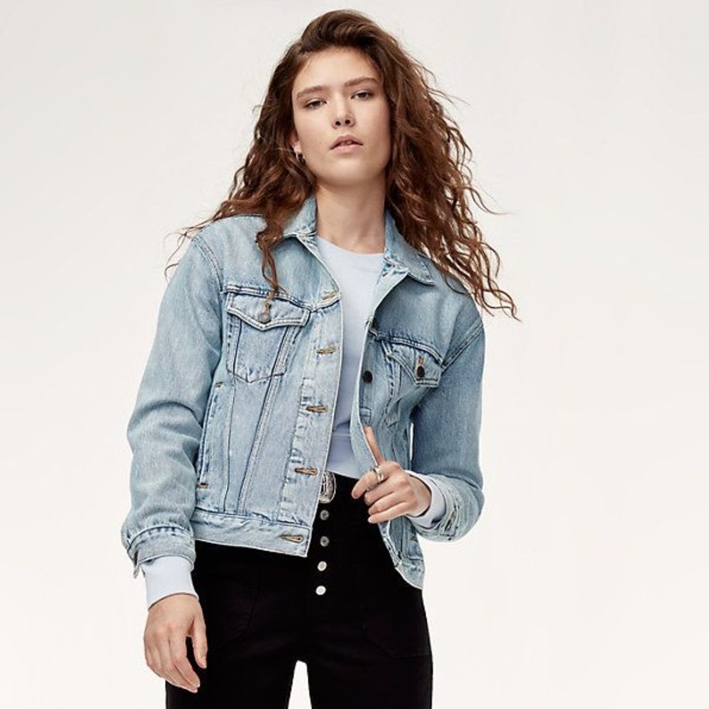 Aritzia Wilfred Free Bishamber Denim Jacket